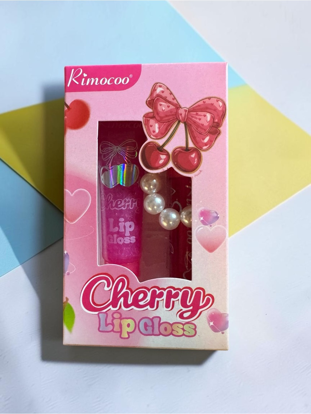 Pink Cherry Lip Gloss Set NEW
